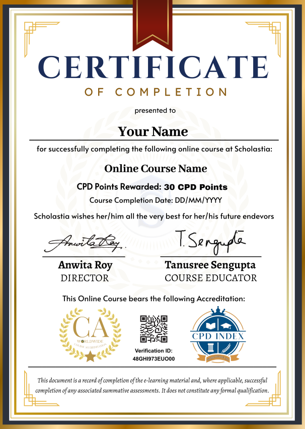 Sample Certificate